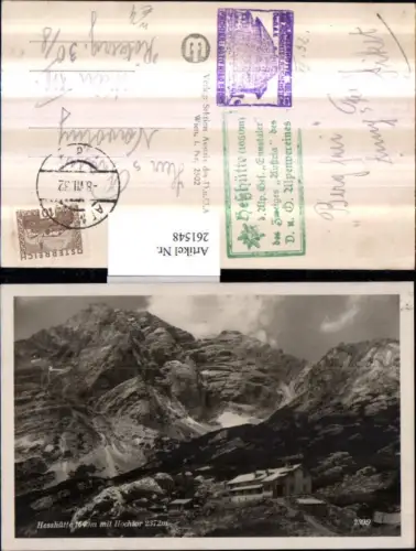 261548,Hesshütte Berghütte m. Hochtor Bergkulisse b. Johnsbach