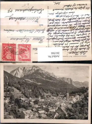 261566,Bad Aussee Totale Bergkulisse pub F. E. Brandt 5147
