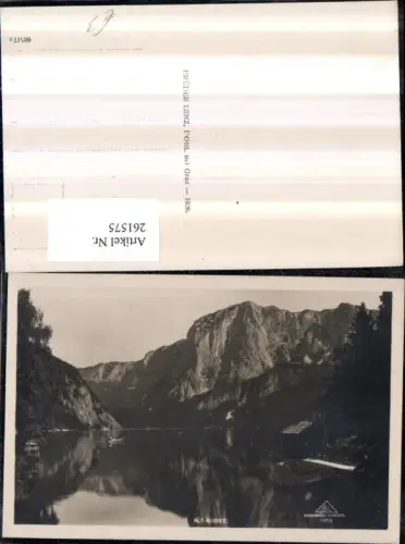 261575,Alt Aussee Altaussee See Bergkulisse