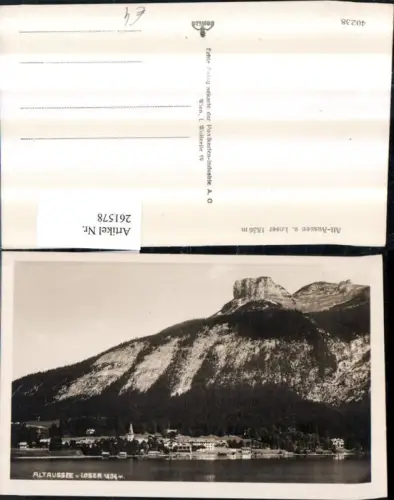 261578,Altaussee Totale u. Loser Bergkulisse