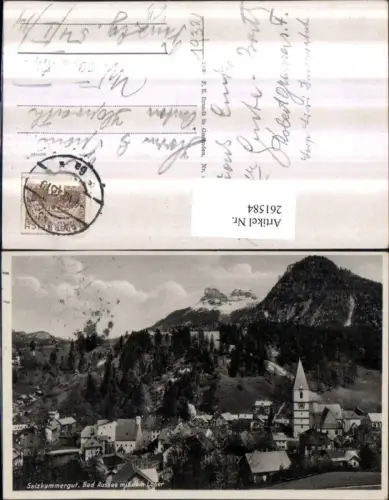 261584,Bad Aussee Totale m. d. Loser pub F. E. Brandt 4611
