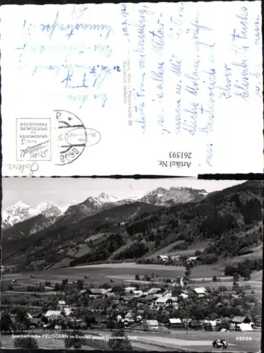261593,Pruggern im Ennstal Totale geg. Dachstein Bergkulisse