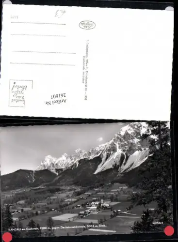 261607,Ramsau am Dachstein Totale geg. Dachsteinsüdwände Bergkulisse