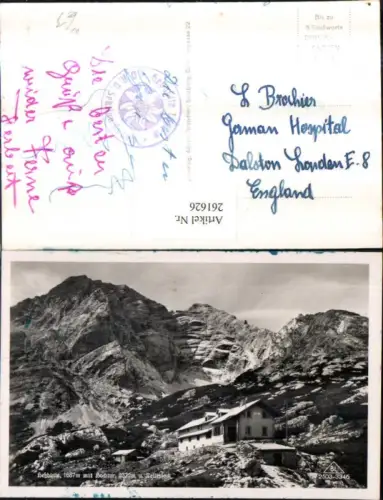 261626,Hesshütte Berghütte m. Hochtor Bergkulisse b. Johnsbach