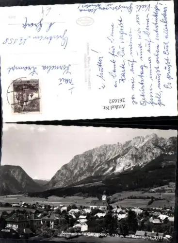 261652,Gröbming Totale m. Kammspitze Bergkulisse