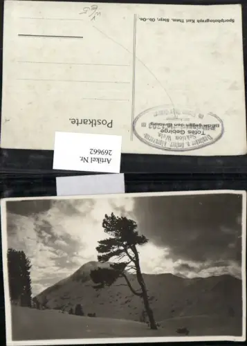 269662,Salzkammergut Elmsee Totes Gebirge Blick geg. d. Elmberg pub Sportphotograph Karl Them