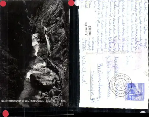 280262,Wörschach Ennstal Wildromantische Klamm