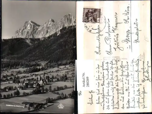 280269,Ramsau Totale m. Dachstein Bergkulisse