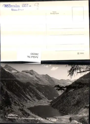 280285,Rohrmoos-Untertal Riesachsee See m. Hochwildstelle Bergkulisse pub F. Landt