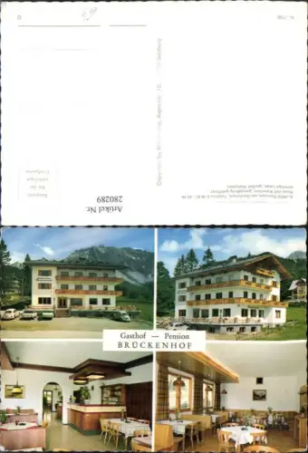 280289,Ramsau am Dachstein Gasthof Pension Brückenhof Mehrbildkarte
