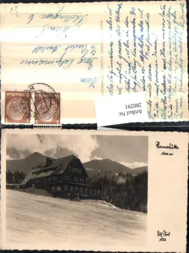 280291,Plannerhütte Berghütte b. Donnersbach Bergkulisse Witnerbild pub Foto Fritz Fürst 1523