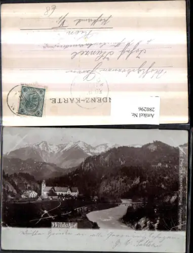280296,Wildalpe Totale Kirche Bergkulisse