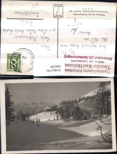280299,Hollhaus m. Dachsteinstock b. Tauplitz Winterbild