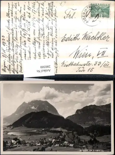 280300,Aigen im Ennstal Totale Bergkulisse