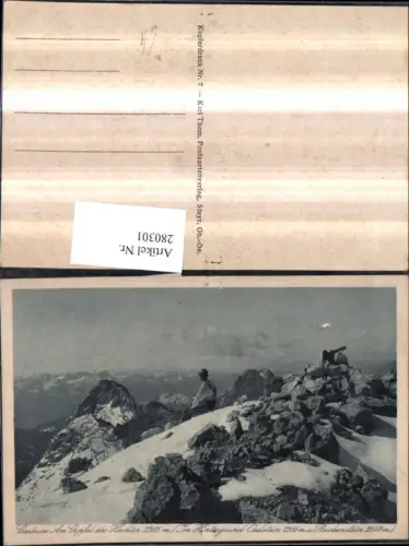280301,Gesäuse Gipfel des Hochtor m. Oedstein u. Reichenstein Bergkulisse b. Johnsbach