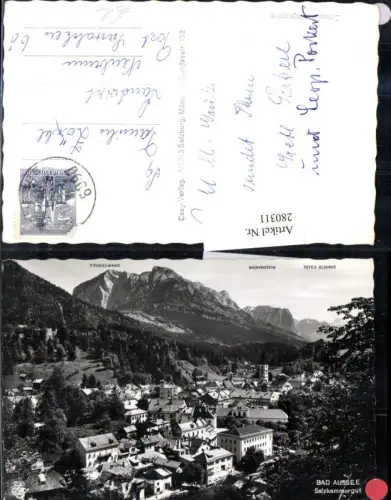 280311,Bad Aussee Totale m. Trisselwand Bergkulisse pub Cosy 208