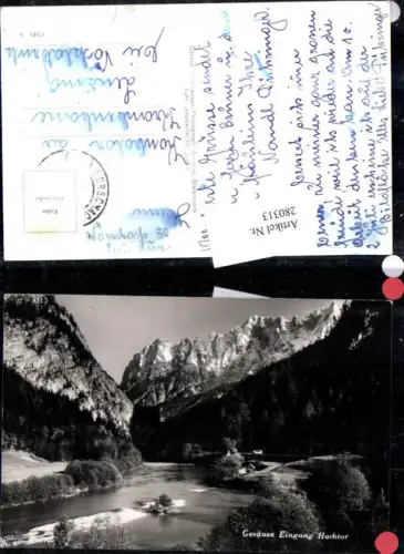 280313,Gesäuse Eingang Hochtor Bergkulisse b. Weng