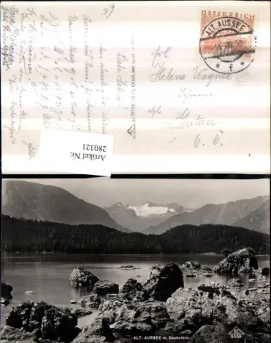 280321,Alt-Aussee Altaussee See Partie m. Dachstein Bergkulisse