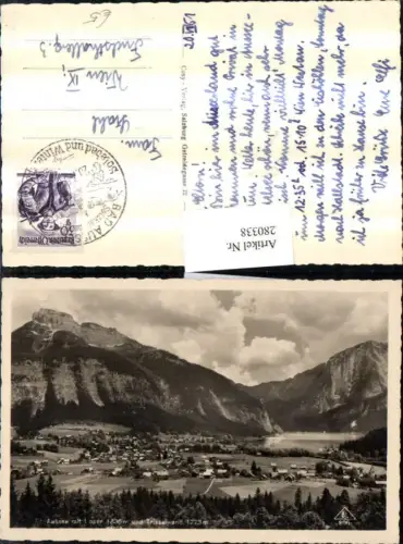 280338,Alt-Aussee Altaussee Totale m. Loser u. Trisselwand Bergkulisse