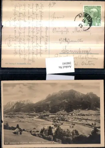 280341,Admont Totale m. Hochtor Reichenstein Sparafeld u. Kaibling Bergkulisse