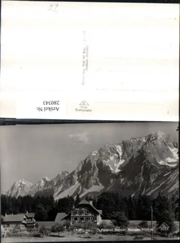280343,Ramsau am Dachstein Pension Steiner Bergkulisse