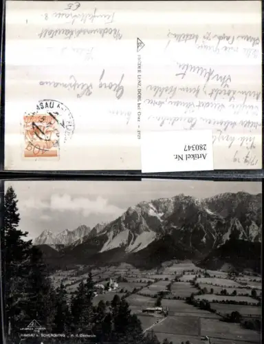 280347,Ramsau b. Schladming Totale m. Dachstein Bergkulisse