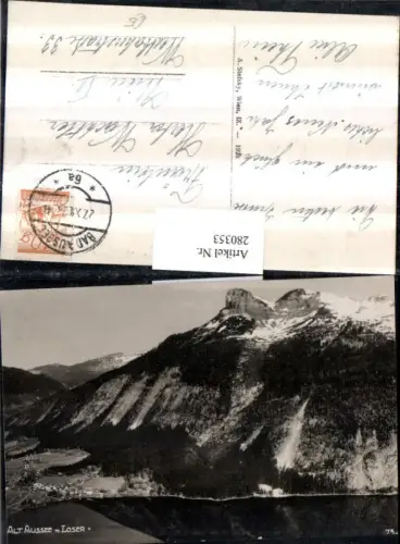 280353,Alt-Aussee Altaussee Totale m. Loser Bergkulisse