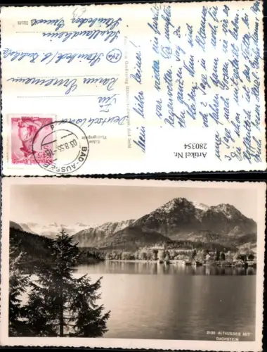280354,Altaussee Teilansicht m. Dachstein Bergkulisse