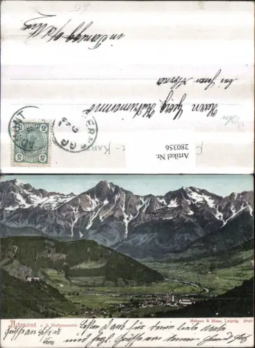 280356,Admont Totale m. d. Hallermauern Bergkulisse