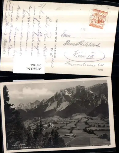 280364,Ramsau b. Schladming Totale m. Dachstein Bergkulisse