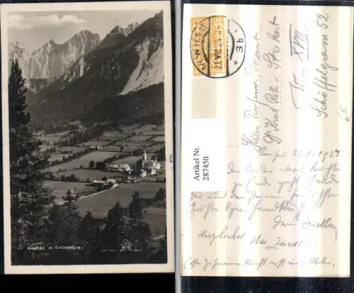287450,Ramsau am Dachstein Totale Bergkulisse