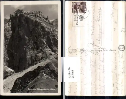 287465,Dachstein Südwandhütte Berghütte Bergkulisse b. Ramsau