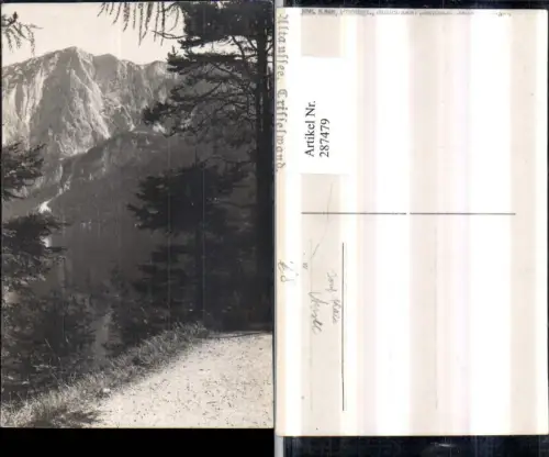 287479,Foto AK Altaussee Aussee Trisselwand Bergkulisse pub Josef Kain