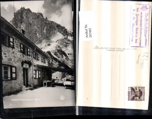 287482,Dachsteinsüdwandhütte Berghütte Bergkulisse b. Ramsau Schladming