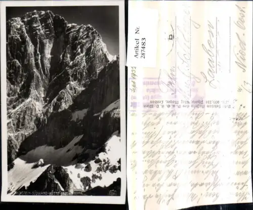 287483,Dachstein Südwandhütte Berghütte Bergkulisse b. Ramsau Schladming