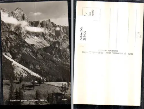 287495,Bachlalm geg. Dachstein Bergkulisse b. Ramsau Schladming