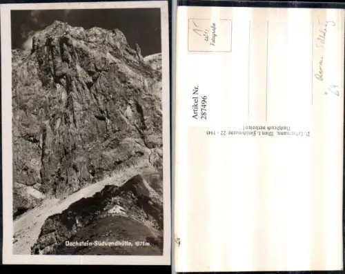 287496,Dachstein Südwandhütte Berghütte Bergkulisse b. Ramsau