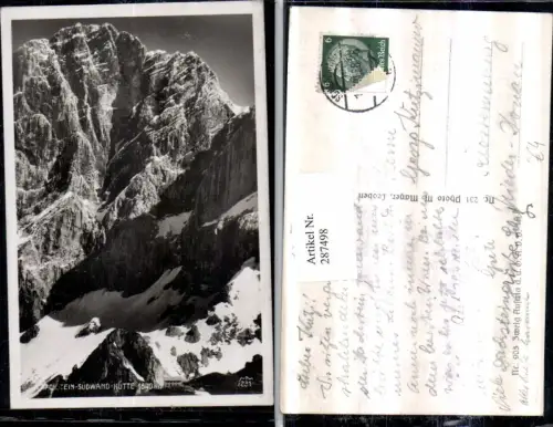 287498,Dachstein-Südwand-Hütte Berghütte Bergkulisse b. Ramsau