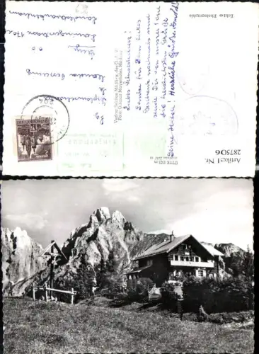 287506,Mödlinger-Hütte Berghütte m. Admonter Reichenstein Bergkulisse b. Admont
