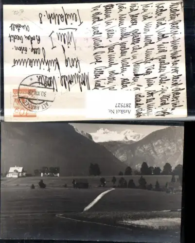 287527,Partie m. Wasnerin u. Dachstein Bergkulisse b. Alt-Aussee
