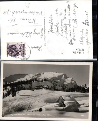287529,Theodor Karl Hollhaus m. Lawinenstein b. Tauplitz Winterbild