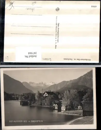 287564,Alt-Aussee See m. Dachstein Bergkulisse