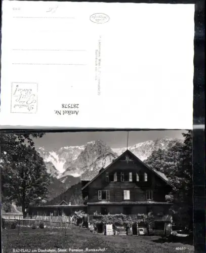 287578,Ramsau am Dachstein Pension Ramsauhof Bergkulisse