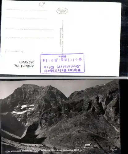 287580,Schladminger Tauern Gollinghütte Berghütte m. Hochgolling Bergkulisse b. Rohrmoos