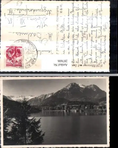 287606,Altaussee m. Sarstein u. Dachstein Bergkulisse