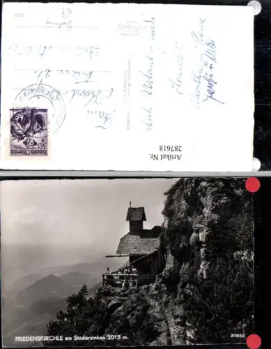 287618,Friedenskirchle Kapelle am Stoderzinken b. Gröbming