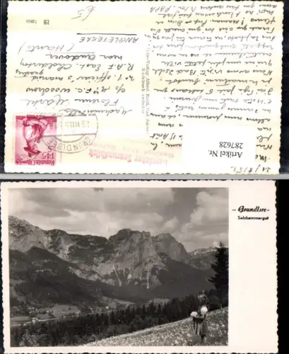 287628,Grundlsee Totale Bergkulisse Narzissenwiese