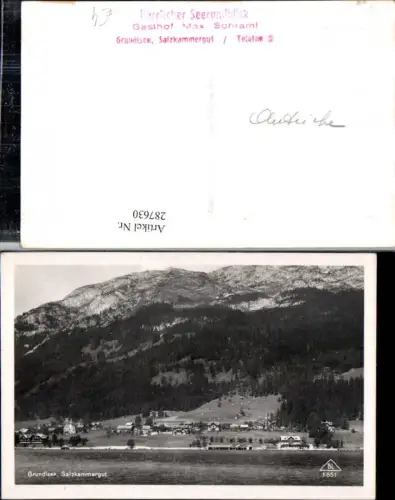 287630,Grundlsee Totale Bergkulisse