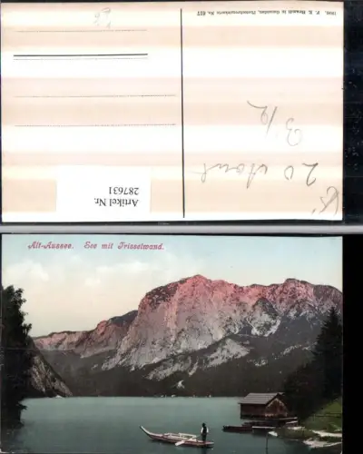 287631,Alt-Aussee See m. Trisselwand Bergkulisse pub F. E. Brandt 617