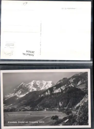 287634,Wörschach im Ennstal Totale m. Grimming Bergkulisse